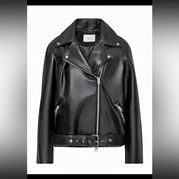 Aritzia Wilfred genuine leather jacket - Picture 1 of 6